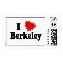 I Love Berkeley Postage Stamps