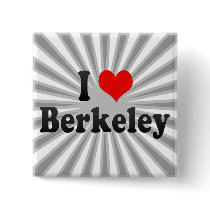 I Love Berkeley, United States Button