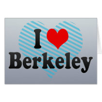 I Love Berkeley, United States Card