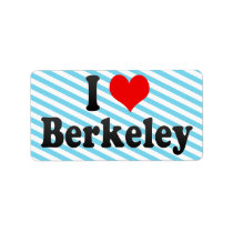 I Love Berkeley, United States labels