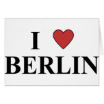 I Love Berlin Greeting Cards