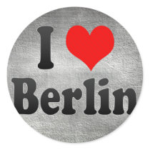 I Love Berlin, Germany. Ich Liebe Berlin, Germany Stickers