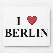 I Love Berlin Mouse Pad