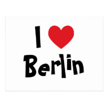 I Love Berlin Post Card