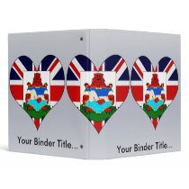 I Love Bermuda Vinyl Binder