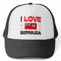 I Love Bermuda hats