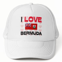 I Love Bermuda hats