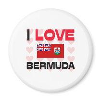 I Love Bermuda magnets