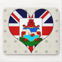I Love Bermuda Mouse Pad