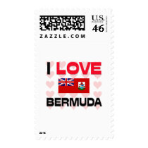 I Love Bermuda postage