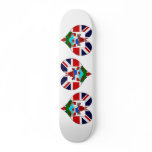 I Love Bermuda Custom Skate Board