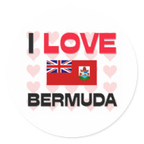 I Love Bermuda stickers