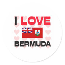 I Love Bermuda stickers