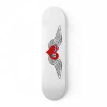 I Love Bermuda -wings Custom Skateboard