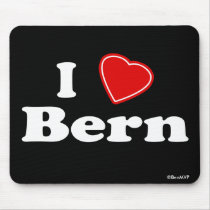 I Love Bern Mouse Pads