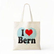 I Love Bern, Switzerland Canvas Bag