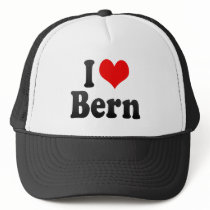 I Love Bern, Switzerland Hat