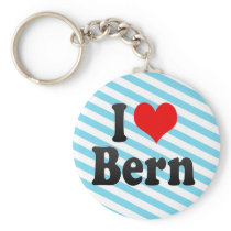 I Love Bern, Switzerland Keychains