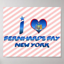 I love Bernhards Bay, New York Print