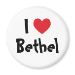 I Love Bethel Fridge Magnets