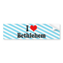 I Love Bethlehem, United States Bumper Stickers