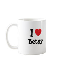 I love Betsy heart T-Shirt Mug