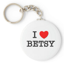 I Love Betsy Key Chain
