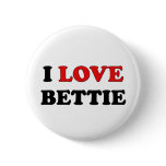 I Love Bettie buttons
