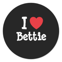I love Bettie heart T-Shirt stickers