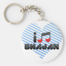 I Love Bhajan Key Chain