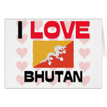 I Love Bhutan cards