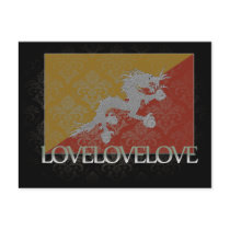 I love Bhutan Cool Post Cards