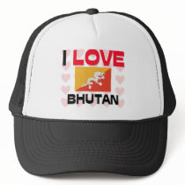 I Love Bhutan hats