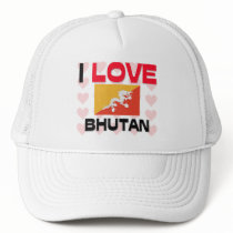 I Love Bhutan hats
