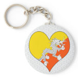 I Love Bhutan Key Chain
