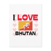 I Love Bhutan postcards