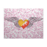 I Love Bhutan -wings Postcard