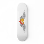 I Love Bhutan -wings Custom Skateboard