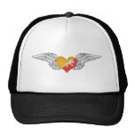 I Love Bhutan -wings Trucker Hats