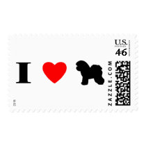 I Love Bichons Frises Stamps