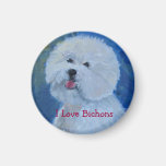 I Love Bichons Magnet