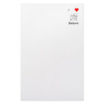 I Love Bichons Personalized Stationery
