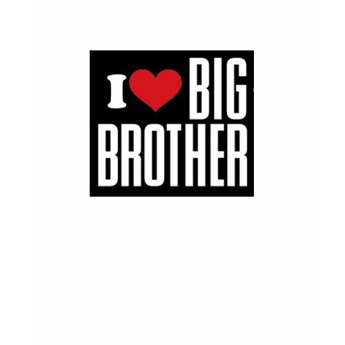 I Love Big Brother Ladies Spaghetti Top shirt