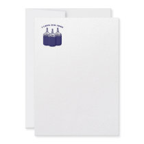 I Love Big Jugs Personalized Invitations