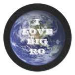I LOVE BIG RO STICKERS