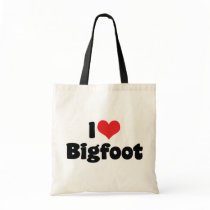 I Love Bigfoot Bag