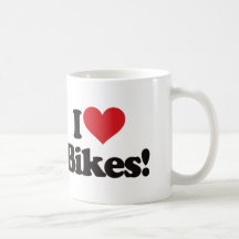 I Love Bikes! Coffee Mug