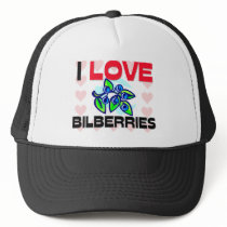 I Love Bilberries hats by foodshirts I Love Bilberries hats