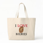 I Love Bilbies bags