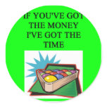 i love billiards stickers